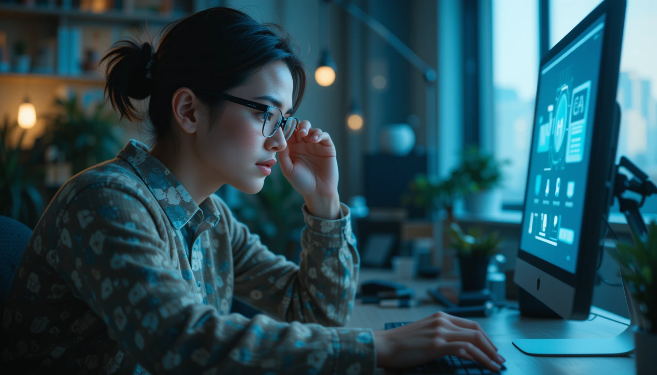 Écrans et fatigue oculaire